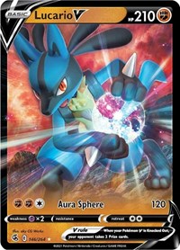 Lucario V (146) - SWSH08: Fusion Strike (SWSH08)