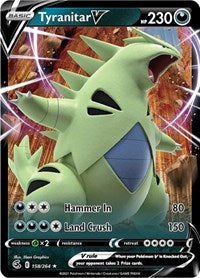 Tyranitar V (158) - SWSH08: Fusion Strike (SWSH08)