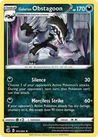 Galarian Obstagoon (161) - SWSH08: Fusion Strike (SWSH08)