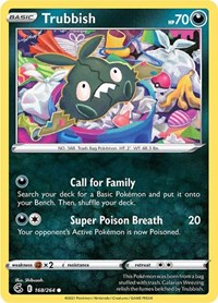 Trubbish (168) - SWSH08: Fusion Strike (SWSH08)