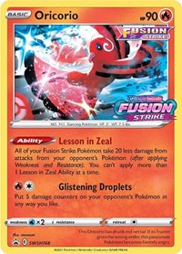 Oricorio - SWSH168 (Prerelease) (SWSH168) - SWSH: Sword & Shield Promo Cards (SWSD)