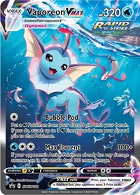 Vaporeon VMAX - (SWSH182) - SWSH: Sword & Shield Promo Cards (SWSD)