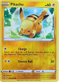 Pikachu - 065/202 (Reverse Cosmos Holo) (65) - Miscellaneous Cards & Products (MCAP)