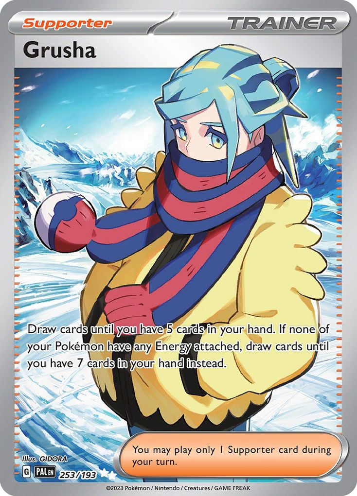 do people buy pokemon cards Pokemon Paldea Evolved Ultra Rare Grusha #253