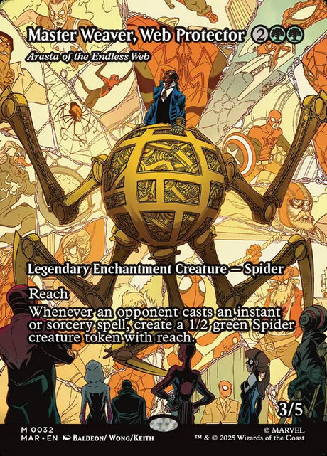 Master Weaver, Web Protector - Arasta of the Endless Web (32) - Marvel Universe (MAR)