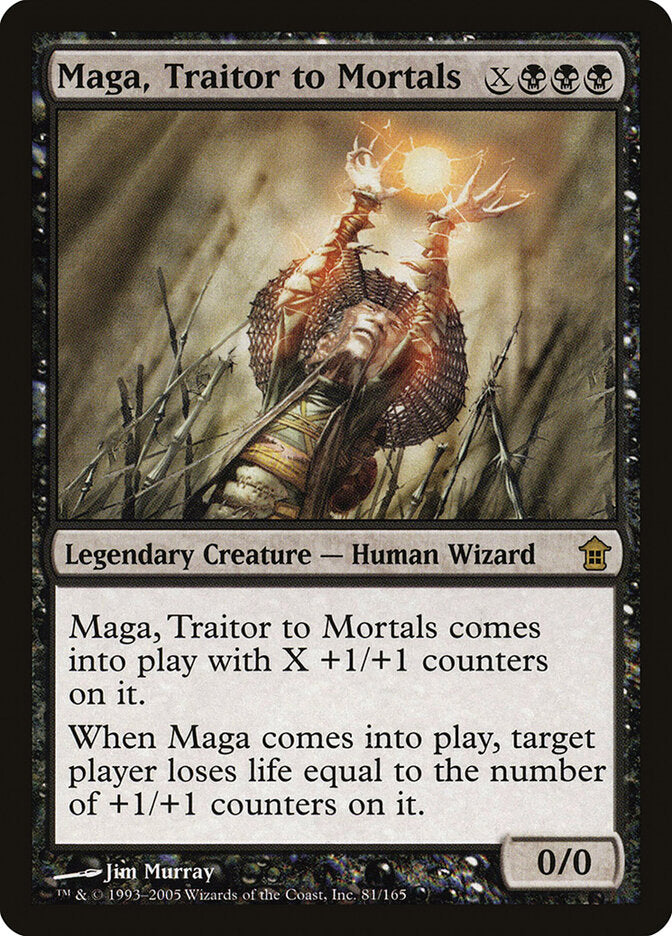 Maga, Traitor to Mortals (81) - Saviors of Kamigawa (SOK)