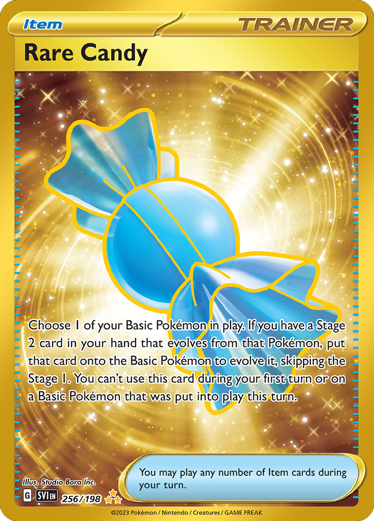 rare candy gold card price scarlet and violet Rare Candy