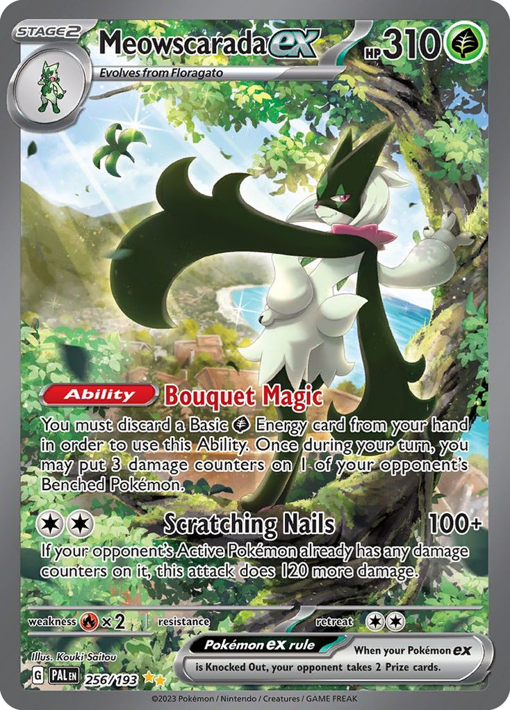 Meowscarada ex (256/193) - [Special Illustration Rare] Paldea Evolved (PAL)