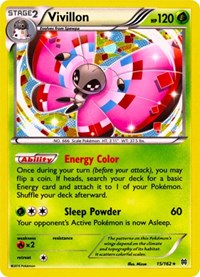 Vivillon - 15/162 (Cosmos Holo) (15) - Miscellaneous Cards & Products (MCAP)