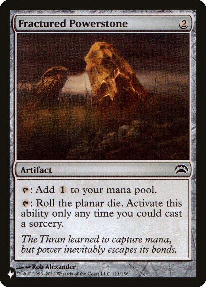 Fractured Powerstone (PC2-111) - The List (PLST)