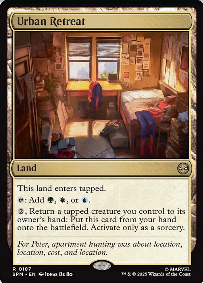 Urban Retreat (187) - [Foil] Marvel's Spider-Man (SPM)