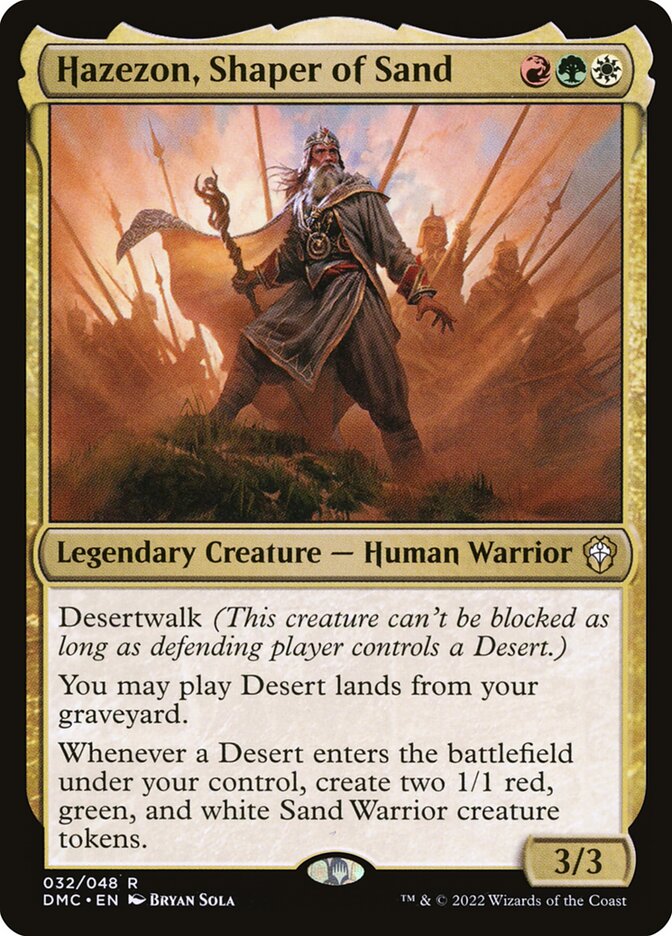 Hazezon, Shaper of Sand (32) - Dominaria United Commander (DMC)