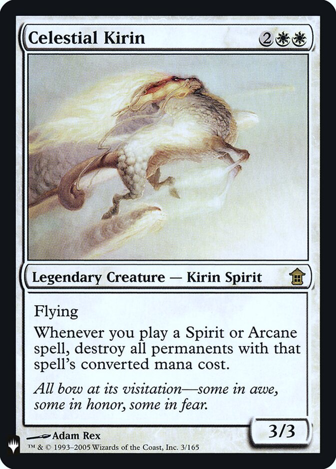 Celestial Kirin (SOK-3) - The List (PLST)