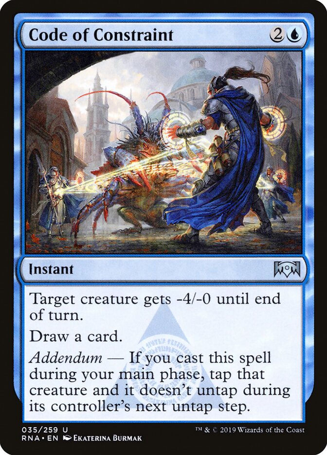 Code of Constraint (35) - Ravnica Allegiance (RNA)