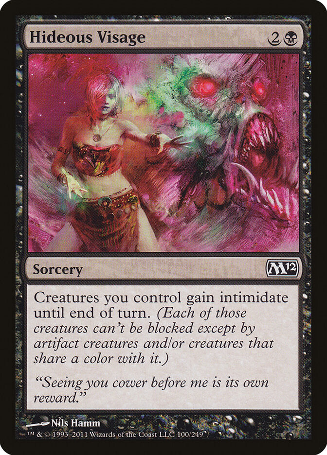 Hideous Visage (100) - Magic 2012 (M12)