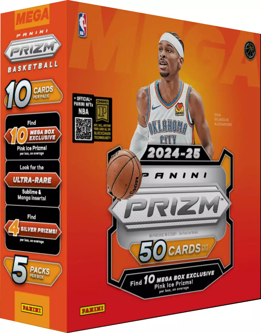 2024-25 Panini PRIZM Basketball NBA Mega Box