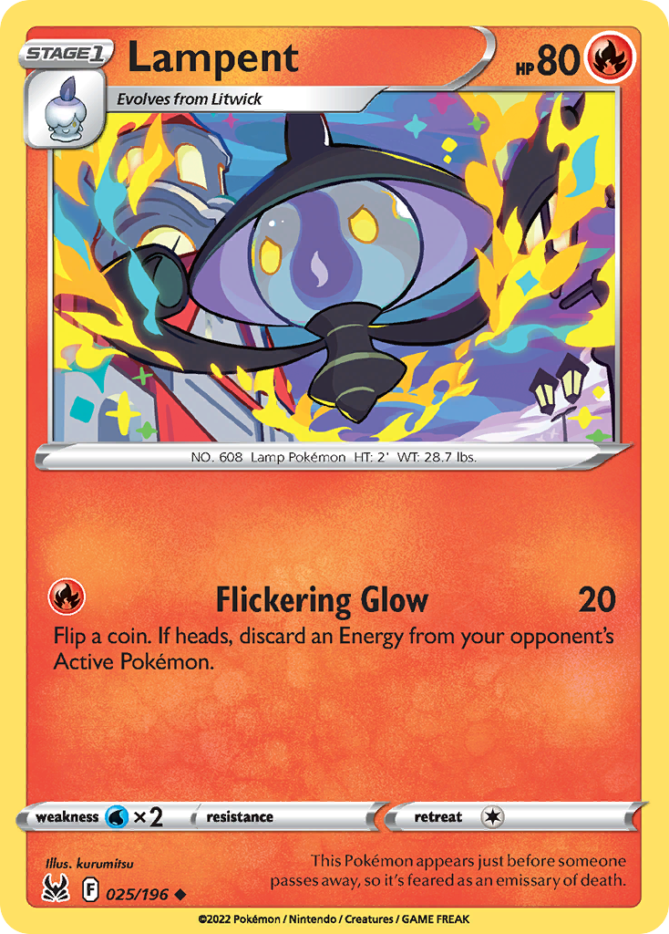Lampent (25/196) - Lost Origin (LOR)