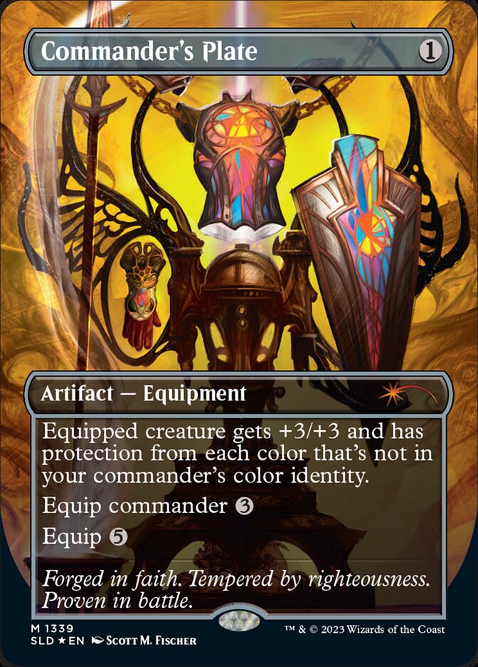 Commander's Plate (1339) - Secret Lair Drop (SLD)