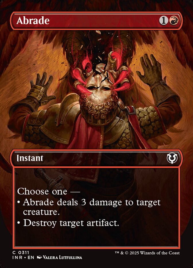 Abrade - [Foil, Borderless] Innistrad Remastered (INR)