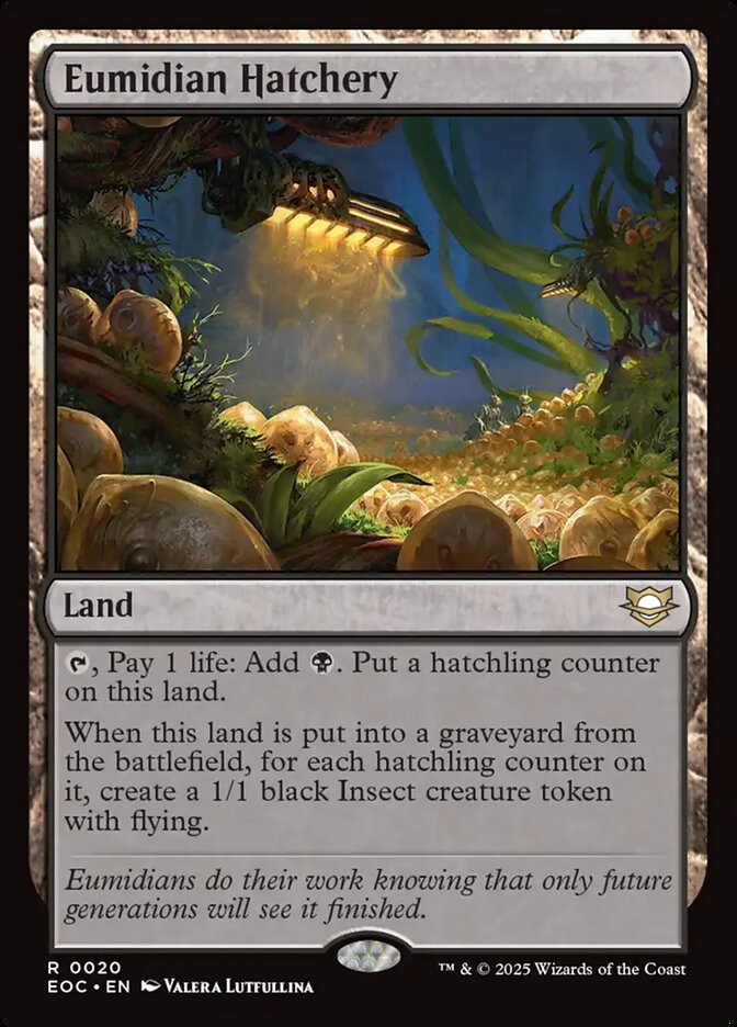 Eumidian Hatchery (20) - Edge of Eternities Commander (EOC)