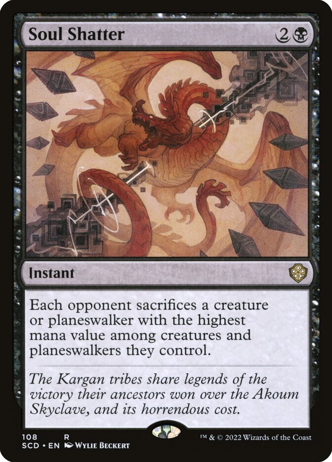 Soul Shatter (108) - Starter Commander Decks (SCD)