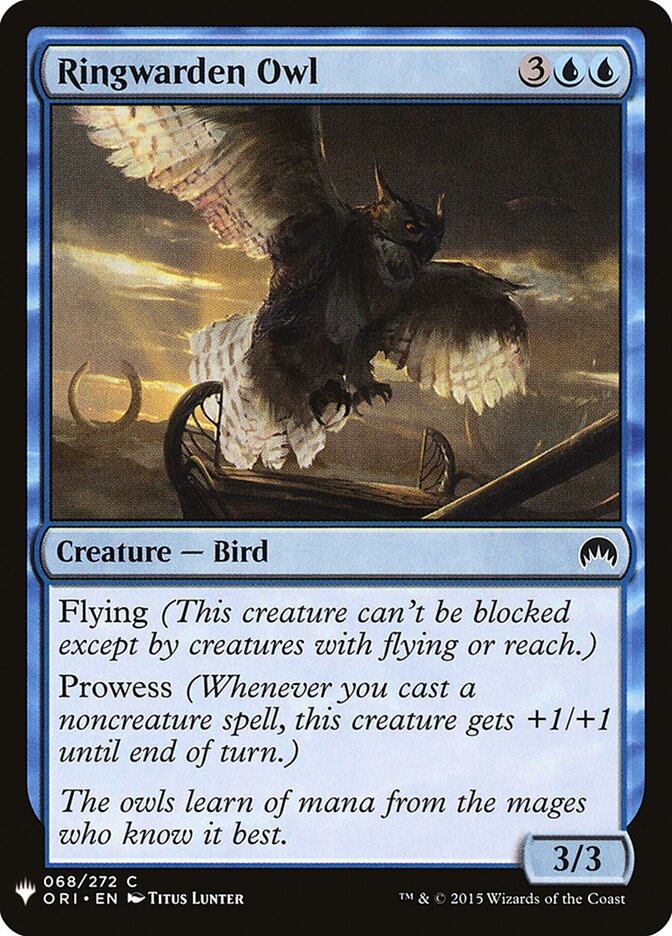 Ringwarden Owl (ORI-68) - The List (PLST)