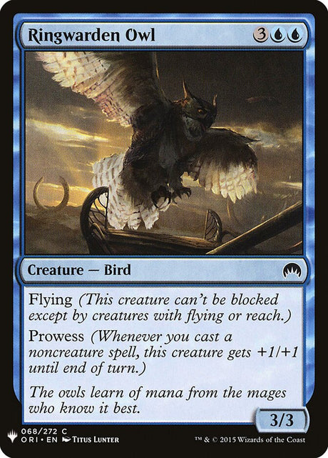 Ringwarden Owl (ORI-68) - The List (PLST)