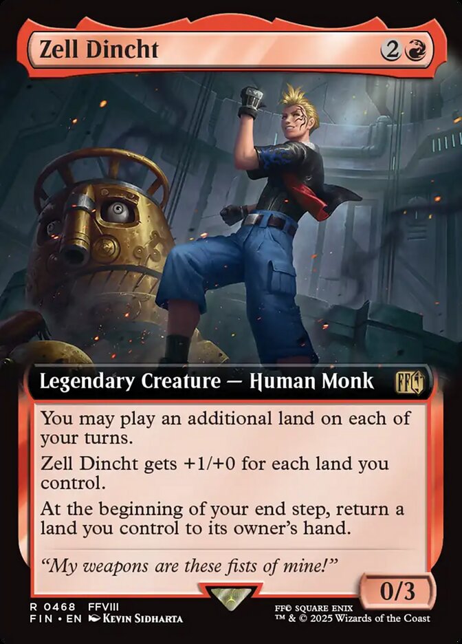 Zell Dincht (468) - [Extended Art] Final Fantasy (FIN)