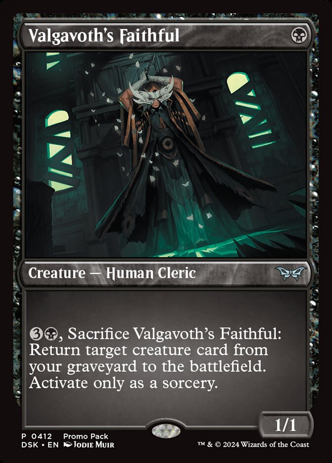 Valgavoth's Faithful (412) - Duskmourn: House of Horror (DSK)