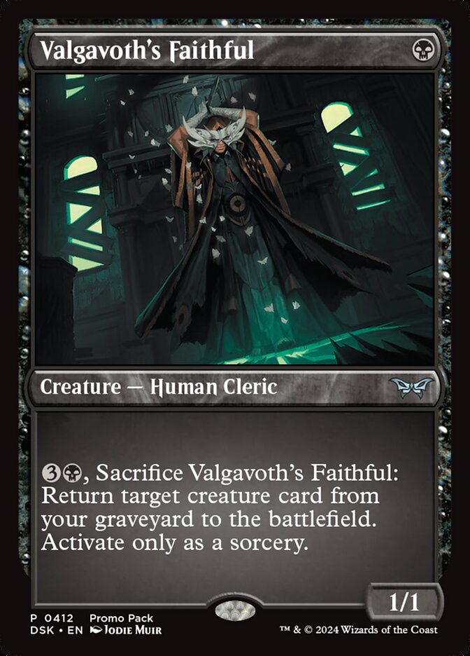 Valgavoth's Faithful - [Foil, Promo] Duskmourn: House of Horror (DSK)