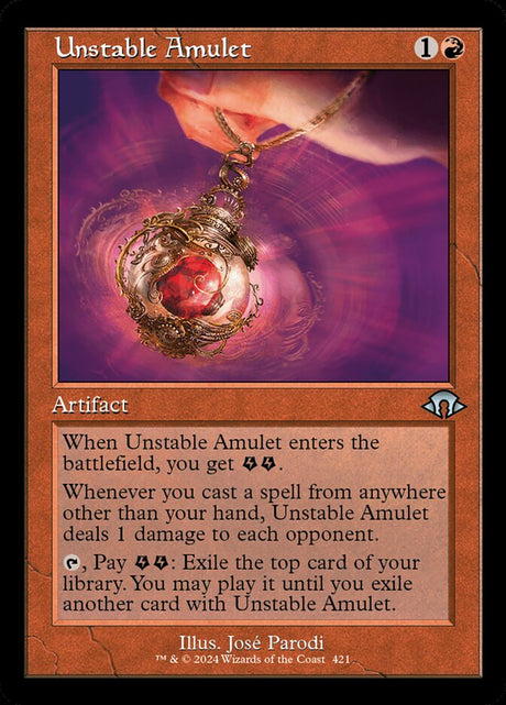 Unstable Amulet (421) - Modern Horizons 3 (MH3)
