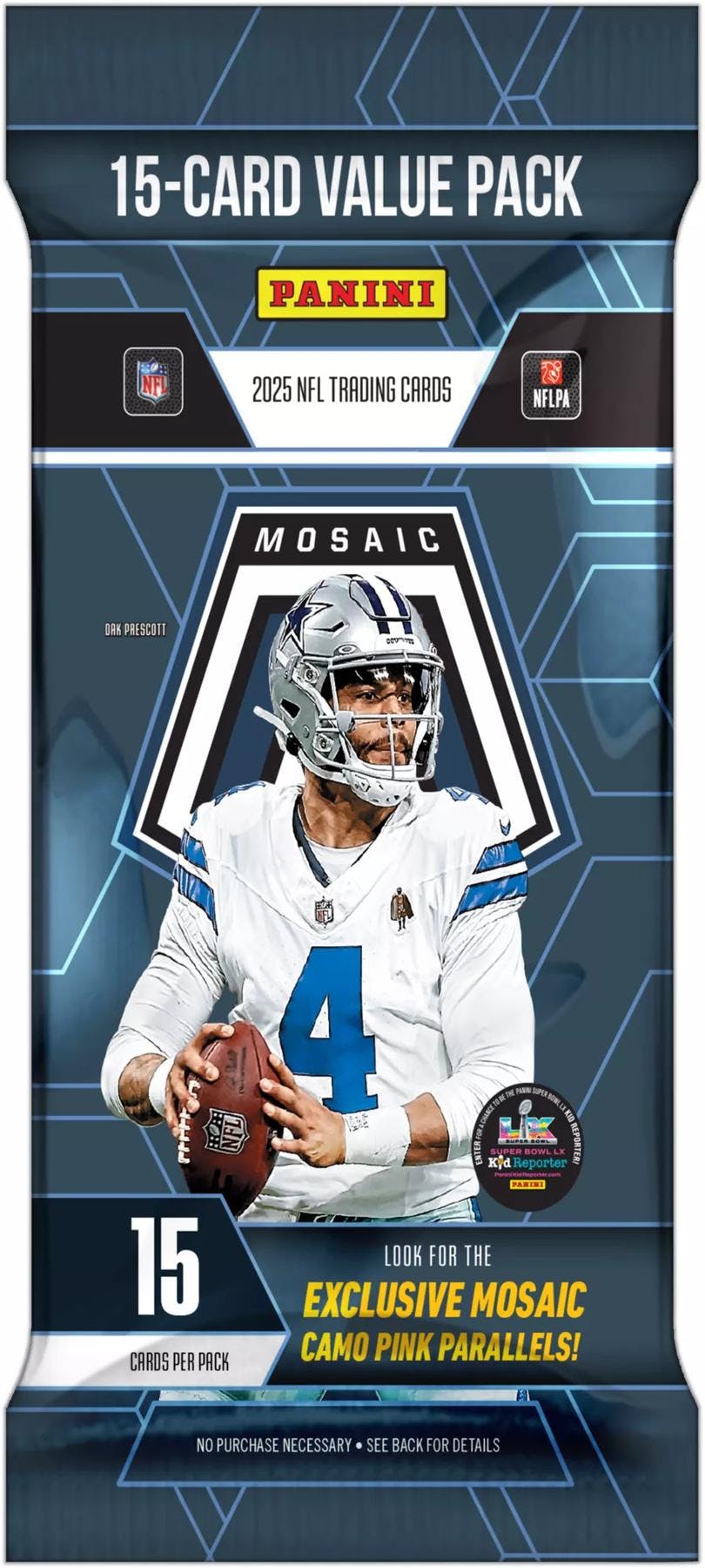 2025 Panini Mosaic Football Value Pack