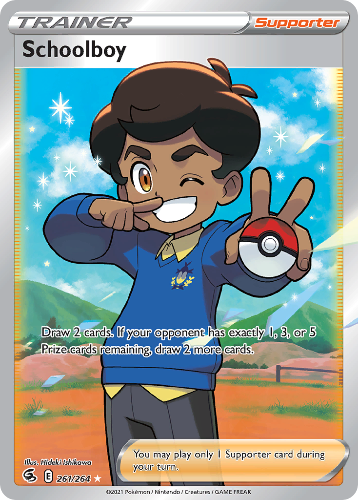 Schoolboy (261/264) - [Full Art] Fusion Strike (FST)