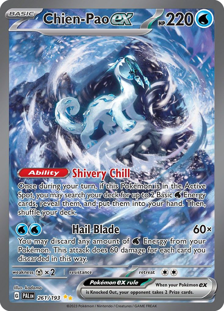 Chien-Pao ex (261/193) - [Special Illustration Rare] Paldea Evolved (PAL)
