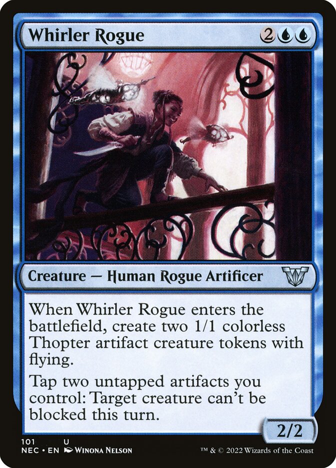 Whirler Rogue (101) - Neon Dynasty Commander (NEC)