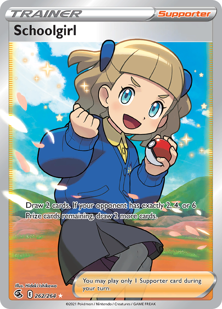 Schoolgirl (262/264) - [Full Art] Fusion Strike (FST)