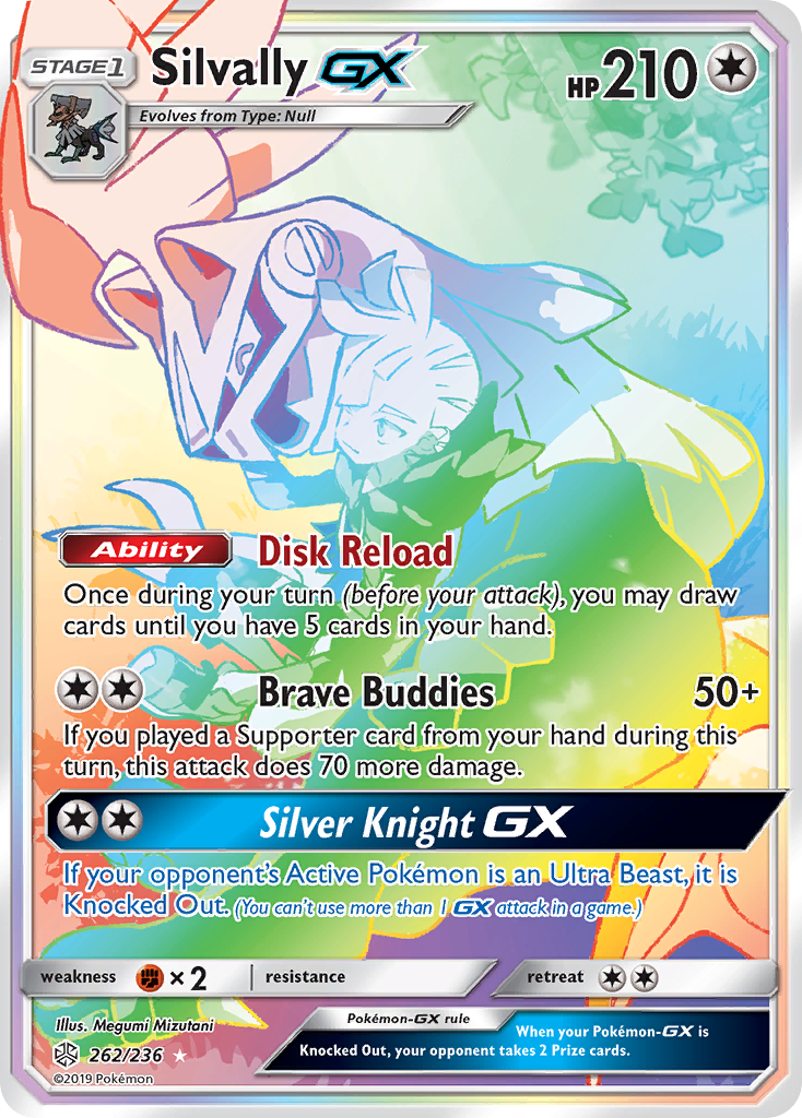 Silvally-GX (262/236) - [Rainbow Holo] Cosmic Eclipse (CEC)