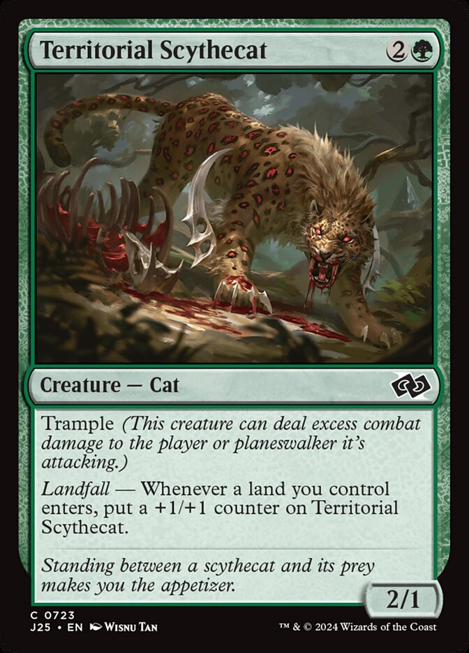 Territorial Scythecat (723) - Foundations Jumpstart (J25)