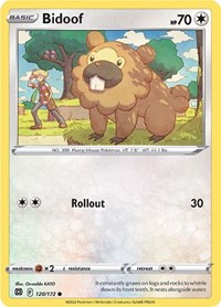 Bidoof (120) - SWSH09: Brilliant Stars (SWSH09)