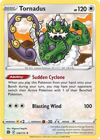 Tornadus (126) - SWSH09: Brilliant Stars (SWSH09)
