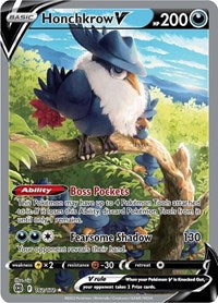 Honchkrow V (Alternate Full Art) (162) - SWSH09: Brilliant Stars (SWSH09)