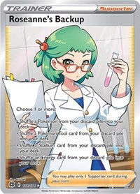 Roseanne's Backup (Full Art) (172) - SWSH09: Brilliant Stars (SWSH09)
