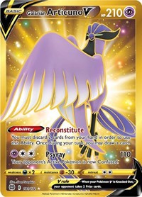 Galarian Articuno V (Secret) (181) - SWSH09: Brilliant Stars (SWSH09)