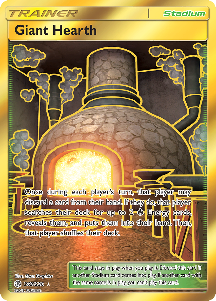 Giant Hearth (263/236) - [Secret Rare] Cosmic Eclipse (CEC)