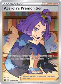 Acerola's Premonition (TG24) - SWSH09: Brilliant Stars Trainer Gallery (SWSH09:TG)