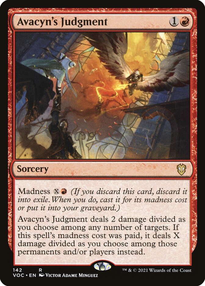 Avacyn's Judgment (142) - Crimson Vow Commander (VOC)
