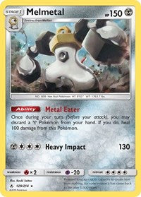 Melmetal - 129/214 (Cosmos Holo) (129) - Blister Exclusives (BLE)