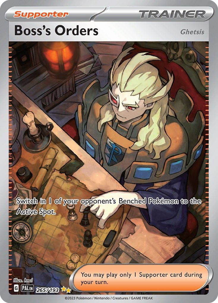Boss's Orders (Ghetsis) (265/193) - [Special Illustration Rare] Paldea Evolved (PAL)