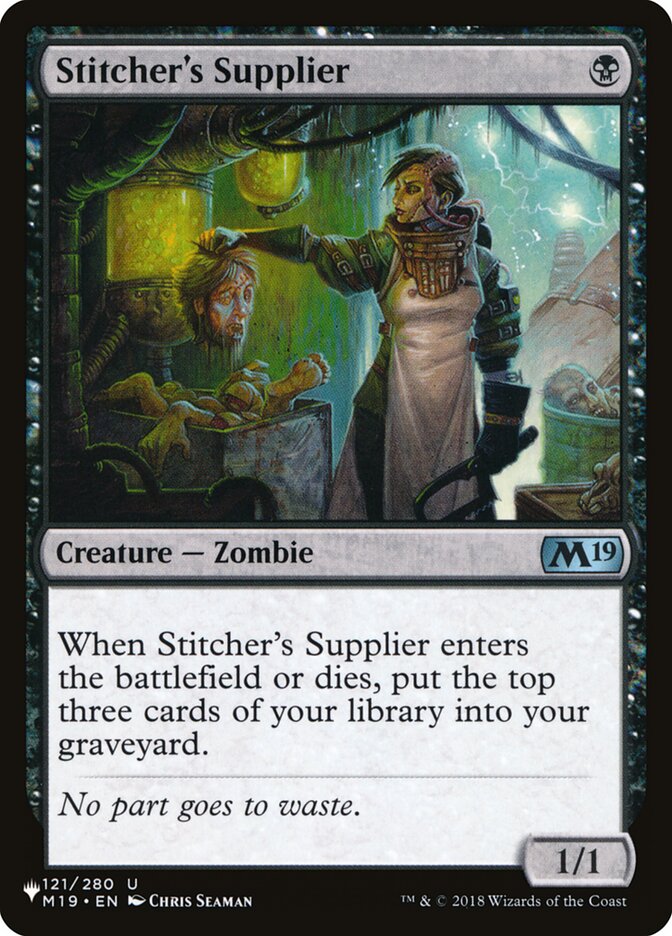 Stitcher's Supplier (M19-121) - The List (PLST)