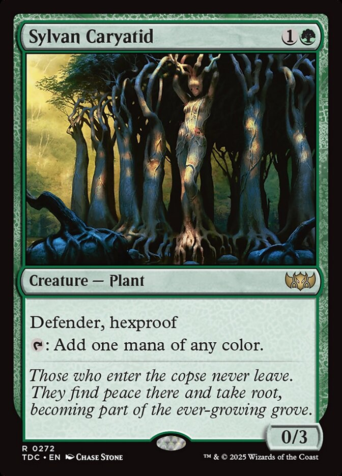 Sylvan Caryatid (272) - Tarkir: Dragonstorm Commander (TDC)